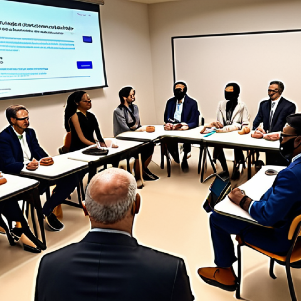 **

A diverse group of people actively participating in a DAO governance discussion, visualized as a modern digital town hall. Emphasis on transparency, accessibility, and community involvement. Consider incorporating blockchain elements subtly in the background. The style should be vibrant and hopeful, representing the future of decentralized governance.

**